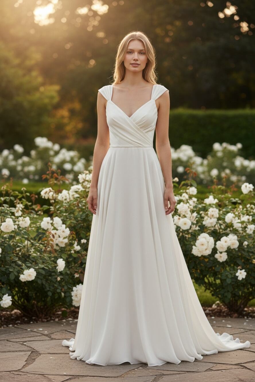 LEANNE MARSHALL Wedding Dress Size 8 NEW Ivory Retails $2849